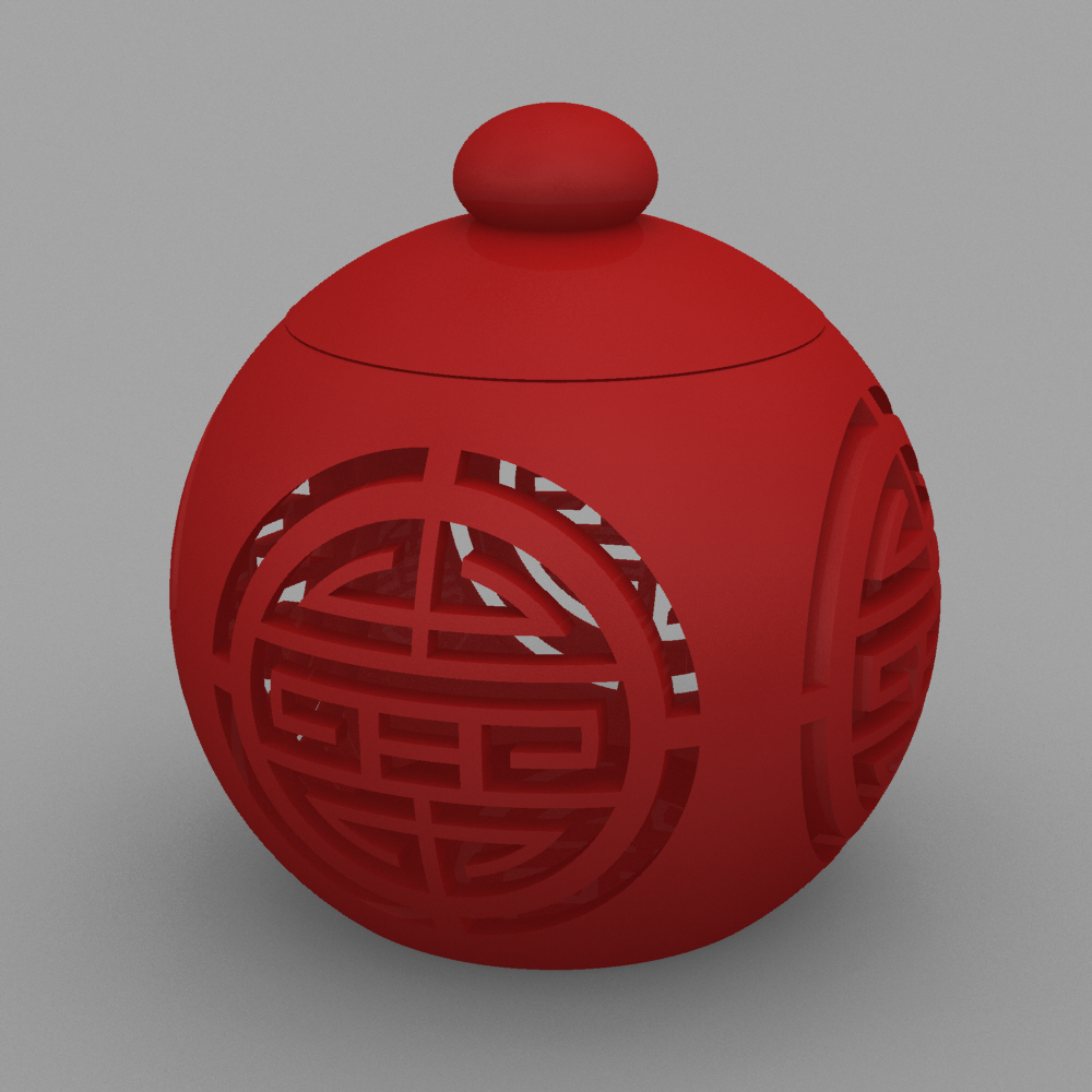 chinese new year gift box 5 art 3D print model - Mito3D