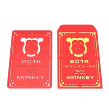 chinese new year red packet stencil 1 art monkey 3d print model - Mito3D