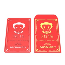chinese new year red packet stencil 4 art monkey 3d print model - Mito3D