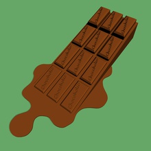 chocolate batente de porta utilidades domésticas o bujão da 3d print model - Mito3D