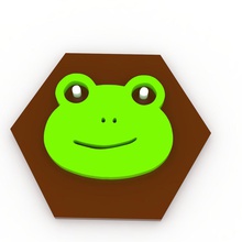 çikolatalı kurbağa oyuncaklar chocolateanimals 3d print model - Mito3D