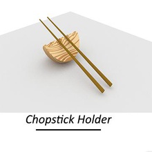 pauzinho de titular utilidades domésticas chopstick cor o organizador 3d print model - Mito3D