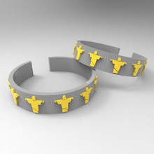christ redeemer rio bracelet fashion july rio2016 3d print model - Mito3D