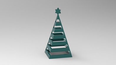 christmas tree art decor decoration 3d print model - Mito3D