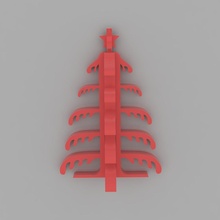 Natale albero casalinghi 3d print model - Mito3D