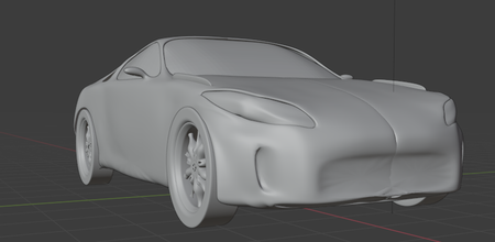 coche jouets 3d print model - Mito3D