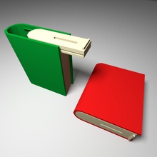 coin bank book toys 3d print model - Mito3D