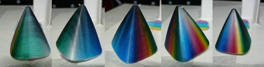 colors test thingy tools calibration color pyramid 3d print model - Mito3D