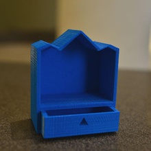 container-Schublade office 3d print model - Mito3D