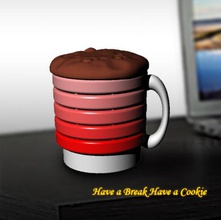 cookie Tasse cap Haushaltswaren android gradient iphone mug 3d print model - Mito3D