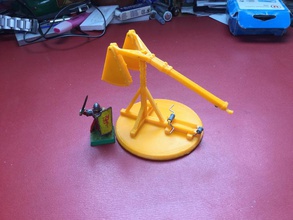 couillard los juguetes 9 de la edad catapulte máquina guerra trebuchet 3d print model - Mito3D