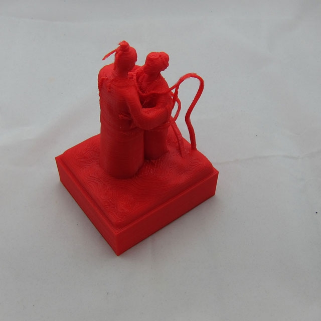 cowherd weaver girl art 3D print model - Mito3D