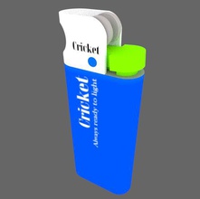 cricket Feuerzeug 2 - Spielzeug Farbe Licht leichter ist mixed bag 3d print model - Mito3D