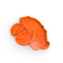 crustáceos animais 3 lagosta brinquedos moldes play-doh 3d print model - Mito3D