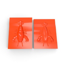 crustaceans animals 4 lobster toys molds play-doh 3d print model - Mito3D