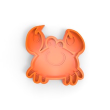 Krusten-Tiere, 5-Krabbe - Spielzeug Krusten-Tiere Schimmel play-doh 3d print model - Mito3D