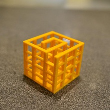 cúbicos labirinto brinquedos 3d print model - Mito3D