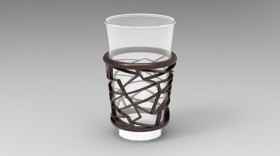 Tasse-Hülse 4 Haushaltswaren Kaffee ärmel cup holder cup-ärmel 3d print model - Mito3D