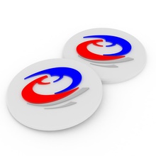 curling badge art cool day 3d print model - Mito3D