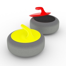 curling stone container utilidades domésticas recipiente legal o dia 3d print model - Mito3D