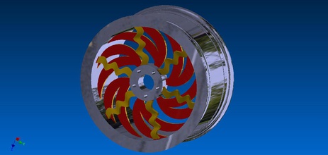 personalizzato disegno del cerchio strumenti auto rim la ruota 3d print model - Mito3D
