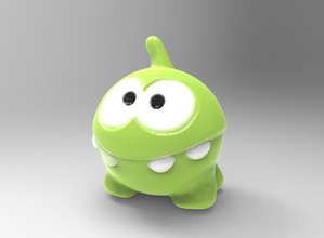 cut rope toys character color cute figurines game 3d print model - Mito3D