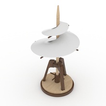 da vinci's aerial screw education leonardo vinci 3d print model - Mito3D