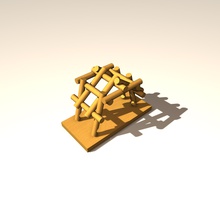 da vinci ' s bridge kit - Spielzeug Brücke leonardo 3d print model - Mito3D