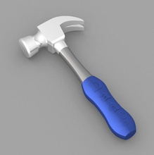 dad's hammer tools fathers day 3d print model - Mito3D