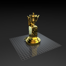 Väter poker night trophy office party 3d print model - Mito3D