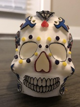 day dead skull correct art 3d print model - Mito3D
