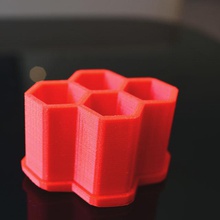 decorative honeycomb penpot education 3d print model - Mito3D