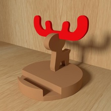 deer stand titolare gadget 3d print model - Mito3D