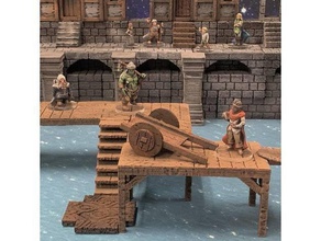 scavare arredamento scadente carrello i giocattoli 28mm 32mm giochi di gioco da tavolo terreno wargame 3d print model - Mito3D