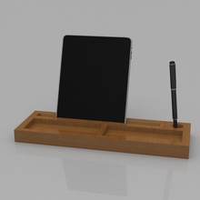 desk organizer 3 office gadgets 3d print model - Mito3D