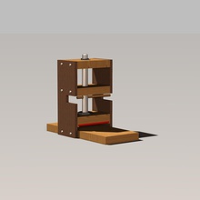 desktop printing press art gutenberg 3d print model - Mito3D
