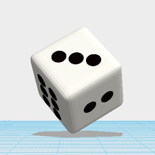 dice education 3dprinting color toy 3d print model - Mito3D