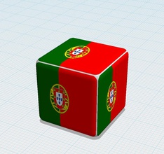 Würfel-flag-Spiel Bildung Farbe Würfel flag Spiel 3d print model - Mito3D