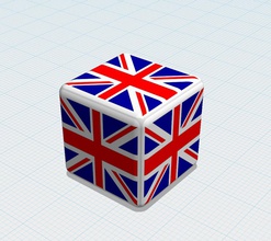 dice flags education flag game 3d print model - Mito3D