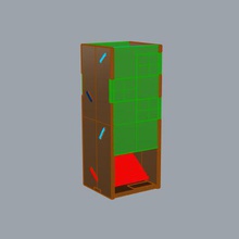 dados de torre rolo brinquedos 3d print model - Mito3D