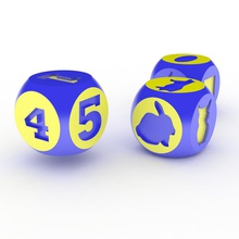 dados do brinquedo brinquedos animais os números formas 3d print model - Mito3D