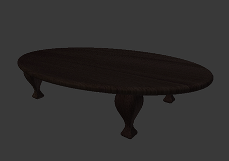 dining table 2 tian color model furniture 3d print model - Mito3D