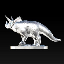 dinosaur triceratops art dinosaure nobel sla 3d print model - Mito3D