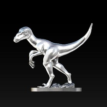 dinosaur velociraptor Kunst Dinosaurier Nobel sla 3d print model - Mito3D