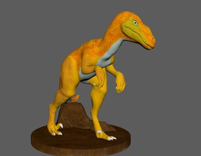 dinozor eğitim hayvan 3d print model - Mito3D