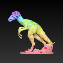 dinosaurio - velociraptor2 los juguetes color cajón de sastre velociraptor 3d print model - Mito3D