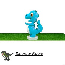 dinosaurio de la figura educación color pantalla juguete 3d print model - Mito3D