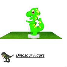 dinosaur figure education color reptile toy 3d print model - Mito3D