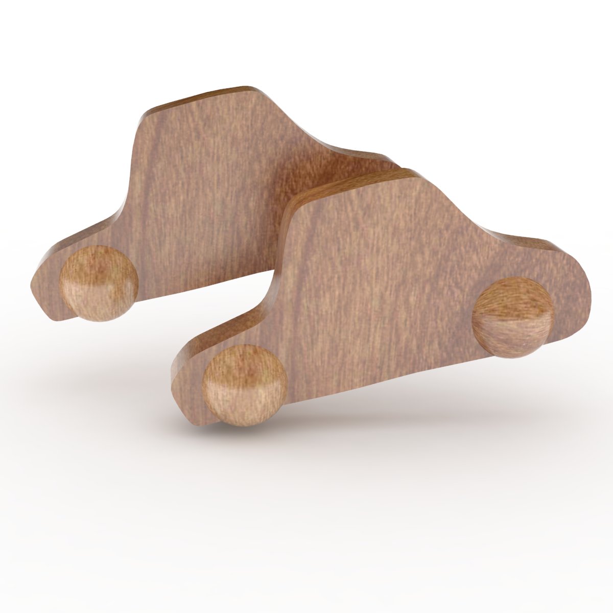 diy wood toy car toys woodcar 3D print model - Mito3D