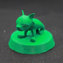 dog2 art chien 3d print model - Mito3D